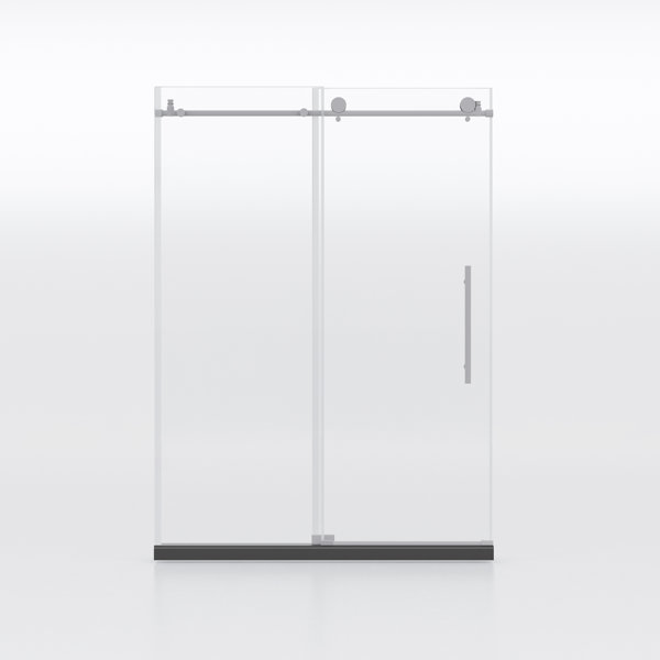 CANJUN Sleek Frameless Shower Doors Tempered Glass Modern Bathroom